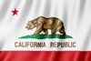 flag california us state 3d illustration california flag waving