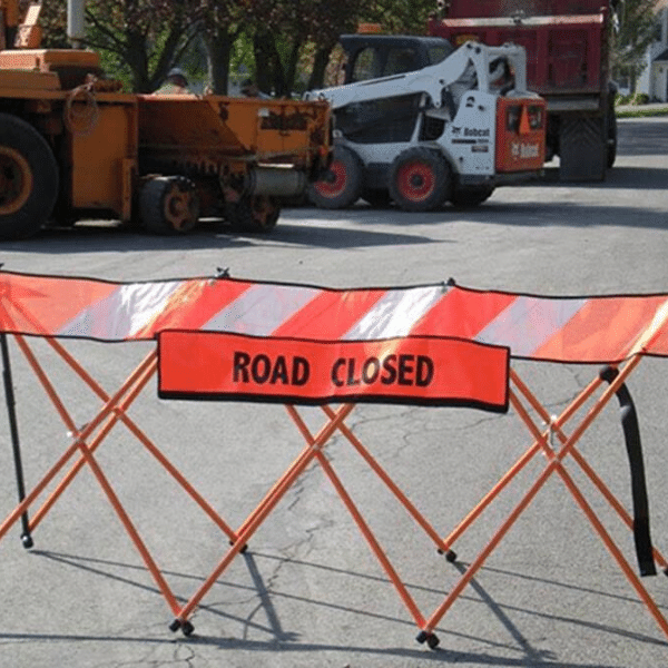 Lifestyle Image - Orange - Flex Safe - Barricades