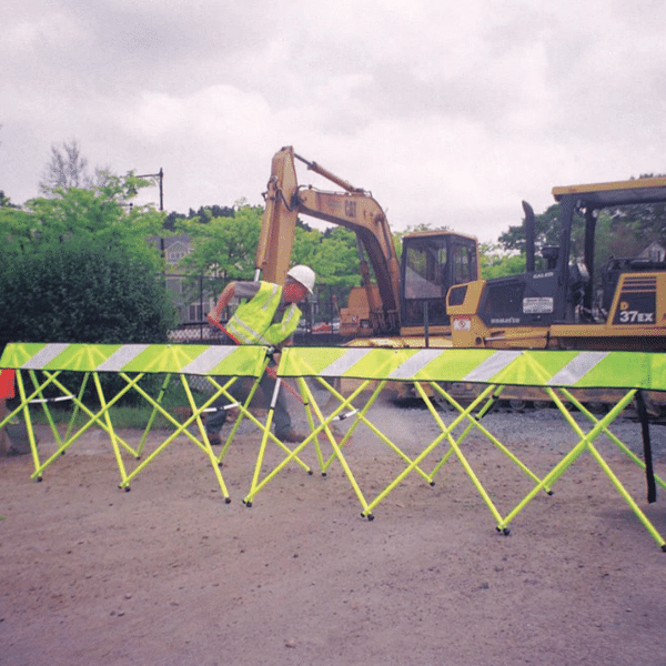 Lifestyle Image - Yellow - Flex Safe - Barricades Lifestyle Image - Yellow - Flex Safe - Barricades