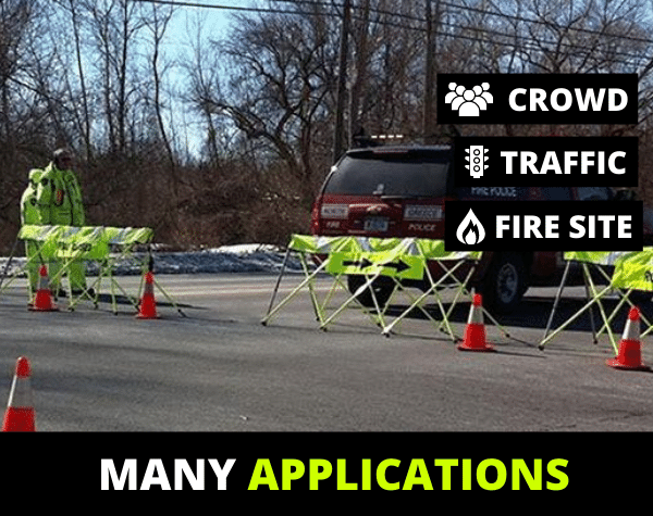 Applications - Fire Safety Barricade - Flex Safe- Safety Barricade